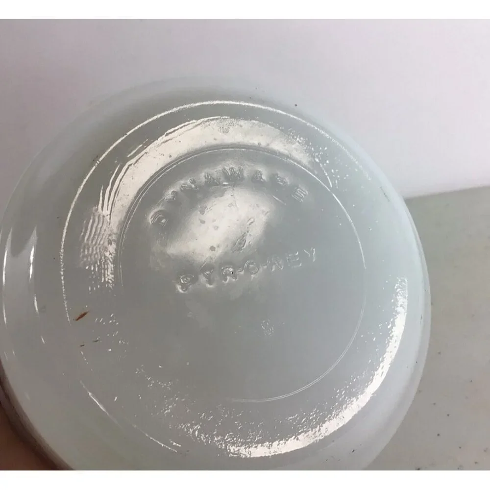 Dynaware Serving Dish Set of 2 Vintage Milk Glass